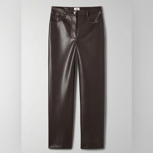 Aritzia Wilfred Melina vegan leather pants. Great condition!